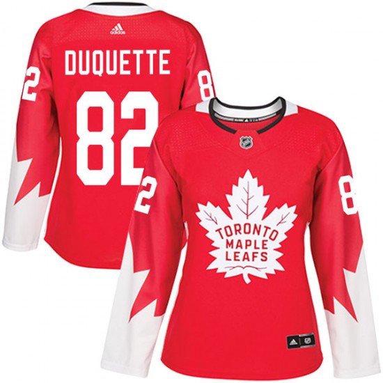 Adidas Marc-Olivier Duquette Toronto Maple Leafs Women's Authentic Alternate Jersey - Red