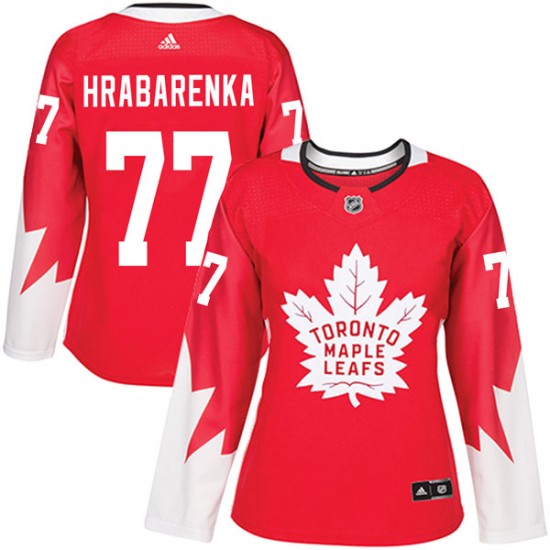 Adidas Raman Hrabarenka Toronto Maple Leafs Women's Authentic Alternate Jersey - Red