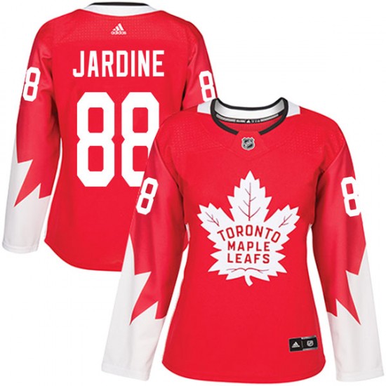 Adidas Sam Jardine Toronto Maple Leafs Women's Authentic Alternate Jersey - Red