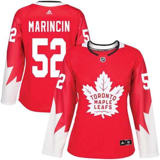 Adidas Martin Marincin Toronto Maple Leafs Women's Authentic Alternate Jersey - Red