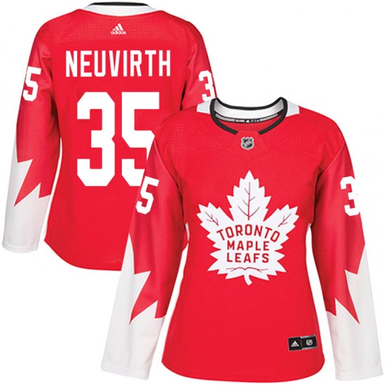 Adidas Michal Neuvirth Toronto Maple Leafs Women's Authentic Alternate Jersey - Red