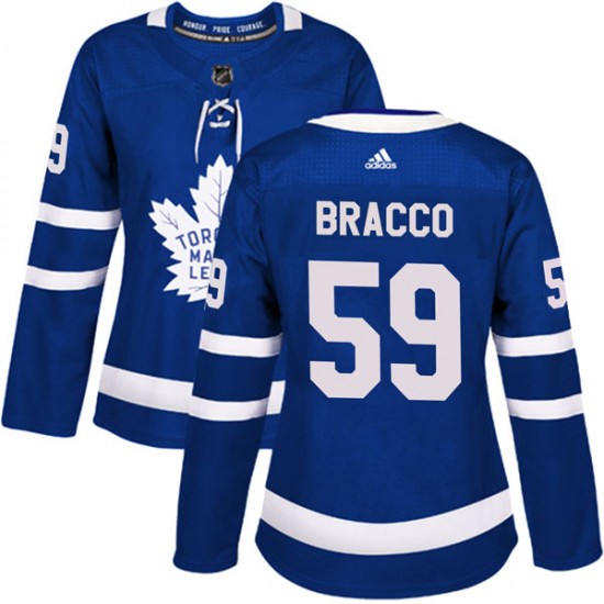 Adidas Jeremy Bracco Toronto Maple Leafs Women's Authentic Home Jersey - Blue