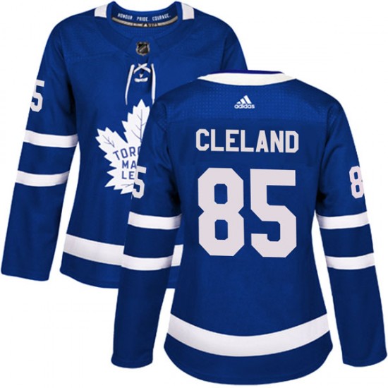 Adidas Matias Cleland Toronto Maple Leafs Women's Authentic Home Jersey - Blue
