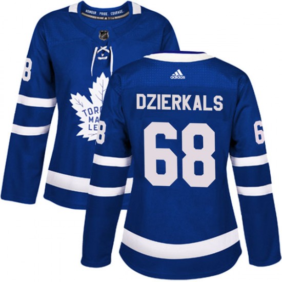 Adidas Martins Dzierkals Toronto Maple Leafs Women's Authentic Home Jersey - Blue