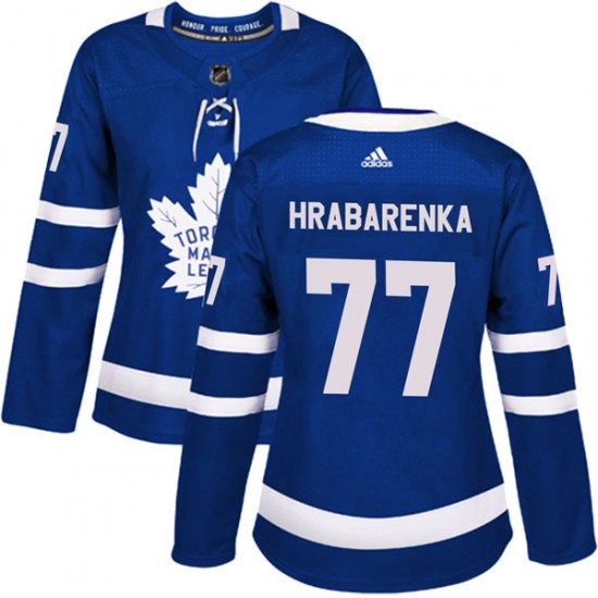 Adidas Raman Hrabarenka Toronto Maple Leafs Women's Authentic Home Jersey - Blue