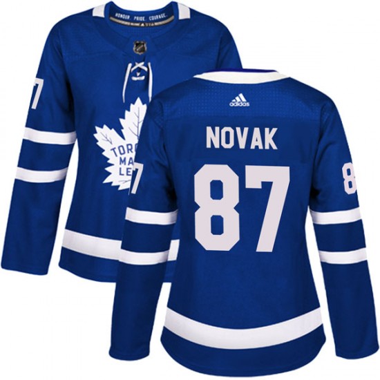 Adidas Max Novak Toronto Maple Leafs Women's Authentic Home Jersey - Blue