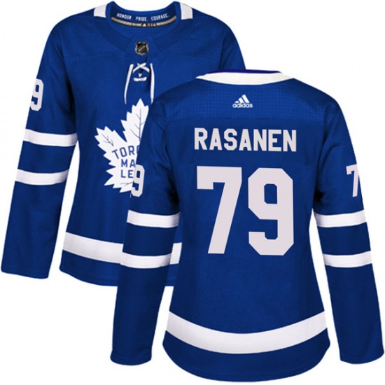 Adidas Eemeli Rasanen Toronto Maple Leafs Women's Authentic Home Jersey - Blue