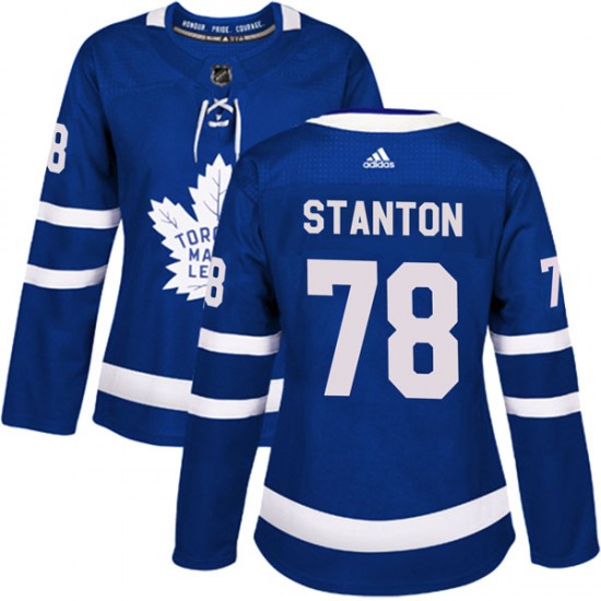 Adidas Ty Stanton Toronto Maple Leafs Women's Authentic Home Jersey - Blue