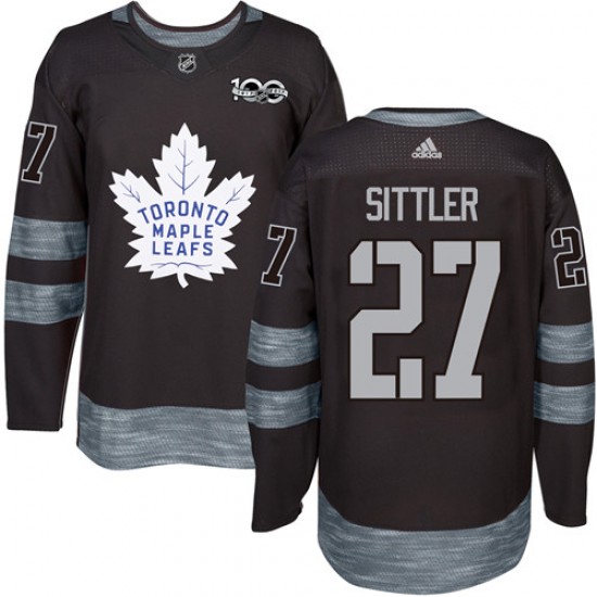 Adidas Darryl Sittler Toronto Maple Leafs Men's Authentic 1917- 100th Anniversary Jersey - Black