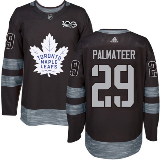Adidas Mike Palmateer Toronto Maple Leafs Men's Authentic 1917- 100th Anniversary Jersey - Black