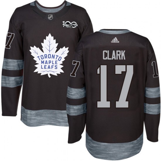 Adidas Wendel Clark Toronto Maple Leafs Men's Authentic 1917- 100th Anniversary Jersey - Black