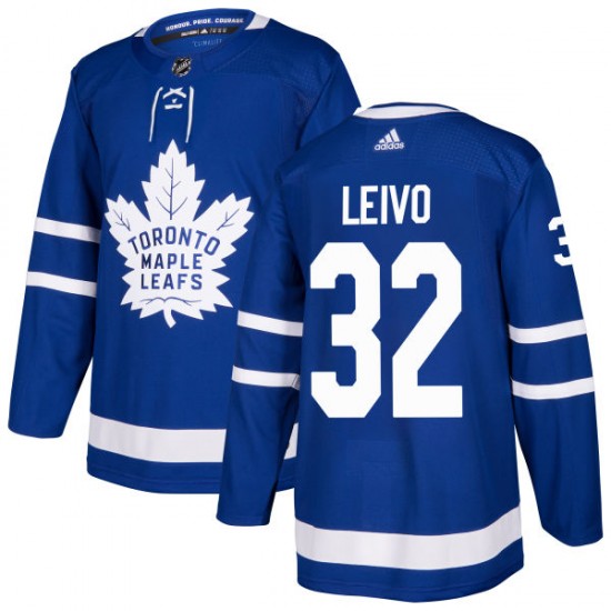 Adidas Josh Leivo Toronto Maple Leafs Men's Authentic Jersey - Blue
