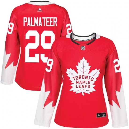 Adidas Mike Palmateer Toronto Maple Leafs Women's Authentic Alternate Jersey - Red
