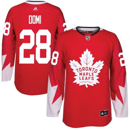 Adidas Tie Domi Toronto Maple Leafs Youth Authentic Alternate Jersey - Red