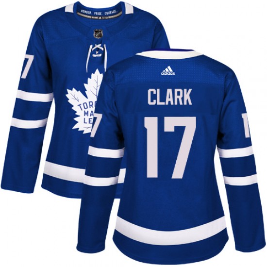 Adidas Wendel Clark Toronto Maple Leafs Women's Authentic Home Jersey - Royal Blue