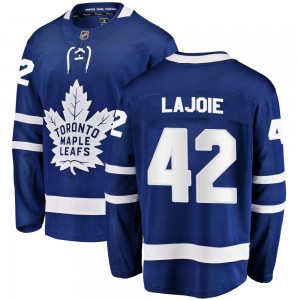 Fanatics Branded Maxime Lajoie Toronto Maple Leafs Men's Breakaway Home Jersey - Blue