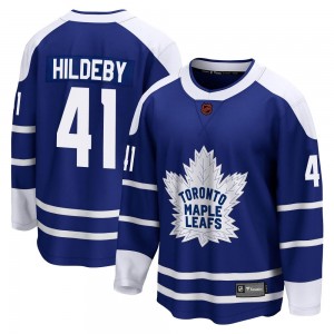 Fanatics Branded Dennis Hildeby Toronto Maple Leafs Men's Breakaway Special Edition 2.0 Jersey - Royal
