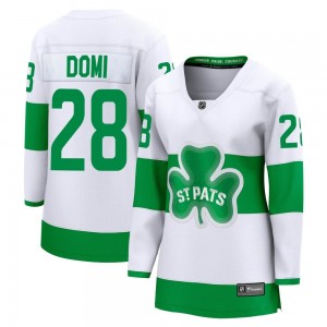 Fanatics Branded Tie Domi Toronto Maple Leafs Women's Premier Breakaway St. Patricks Alternate Jersey - White