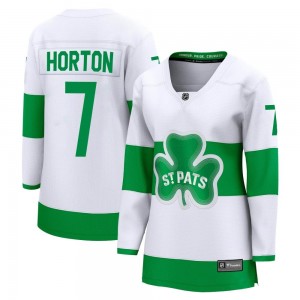 Fanatics Branded Tim Horton Toronto Maple Leafs Women's Premier Breakaway St. Patricks Alternate Jersey - White