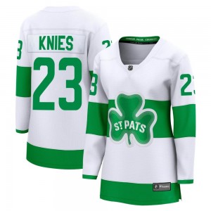 Fanatics Branded Matthew Knies Toronto Maple Leafs Women's Premier Breakaway St. Patricks Alternate Jersey - White