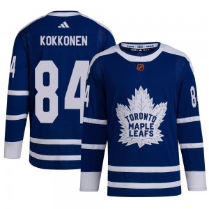 Adidas Mikko Kokkonen Toronto Maple Leafs Youth Authentic Reverse Retro 2.0 Jersey - Royal