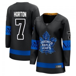 Fanatics Branded Tim Horton Toronto Maple Leafs Women's Premier Breakaway Alternate Jersey - Black