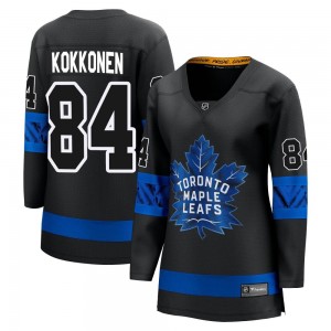 Fanatics Branded Mikko Kokkonen Toronto Maple Leafs Women's Premier Breakaway Alternate Jersey - Black