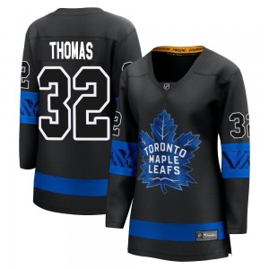 Fanatics Branded Steve Thomas Toronto Maple Leafs Women's Premier Breakaway Alternate Jersey - Black