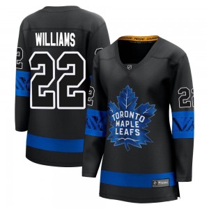 Fanatics Branded Tiger Williams Toronto Maple Leafs Women's Premier Breakaway Alternate Jersey - Black
