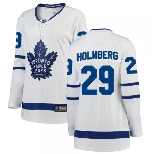 Fanatics Branded Pontus Holmberg Toronto Maple Leafs Women's Breakaway Away Jersey - White