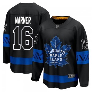 Fanatics Branded Mitch Marner Toronto Maple Leafs Youth Premier Breakaway Alternate Jersey - Black