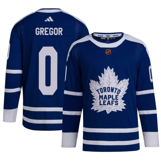 Adidas Noah Gregor Toronto Maple Leafs Men's Authentic Reverse Retro 2.0 Jersey - Royal