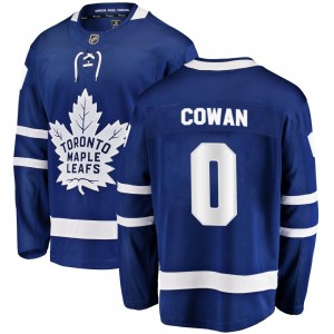Fanatics Branded Easton Cowan Toronto Maple Leafs Youth Breakaway Home Jersey - Blue