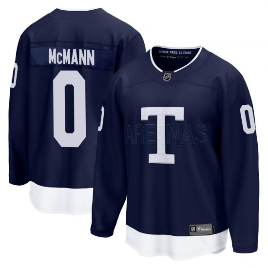 Fanatics Branded Bobby McMann Toronto Maple Leafs Men's Breakaway 2022 Heritage Classic Jersey - Navy