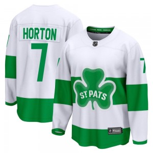 Fanatics Branded Tim Horton Toronto Maple Leafs Youth Premier Breakaway St. Patricks Alternate Jersey - White