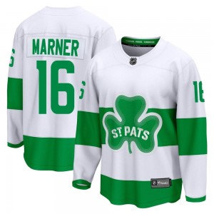 Fanatics Branded Mitch Marner Toronto Maple Leafs Youth Premier Breakaway St. Patricks Alternate Jersey - White