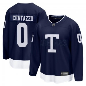 Fanatics Branded Orrin Centazzo Toronto Maple Leafs Youth Breakaway 2022 Heritage Classic Jersey - Navy