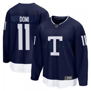 Fanatics Branded Max Domi Toronto Maple Leafs Youth Breakaway 2022 Heritage Classic Jersey - Navy