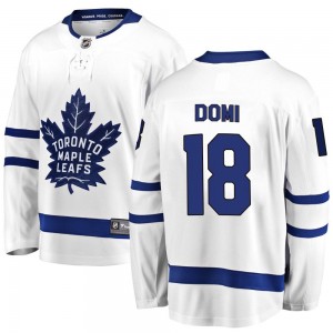 Fanatics Branded Max Domi Toronto Maple Leafs Men's Breakaway Away Jersey - White