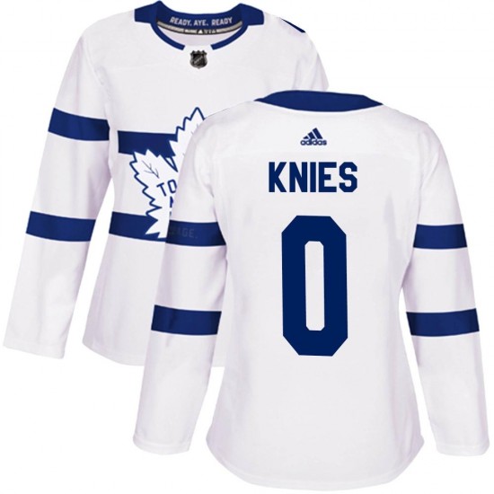 Adidas Matthew Knies Toronto Maple Leafs Women's Authentic 2018 Stadium Series Jersey - White